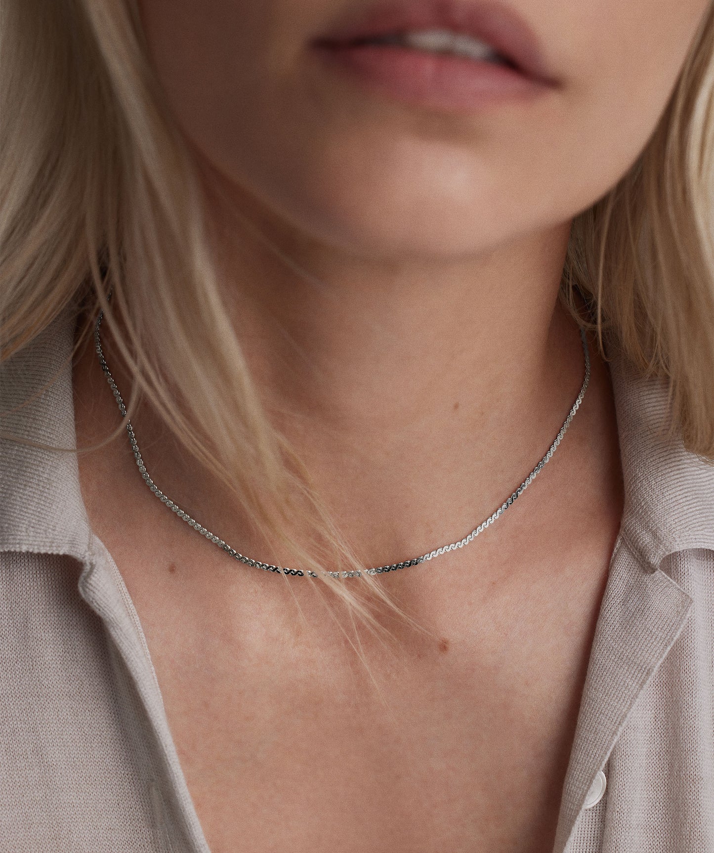 Serpentine Chain Necklace