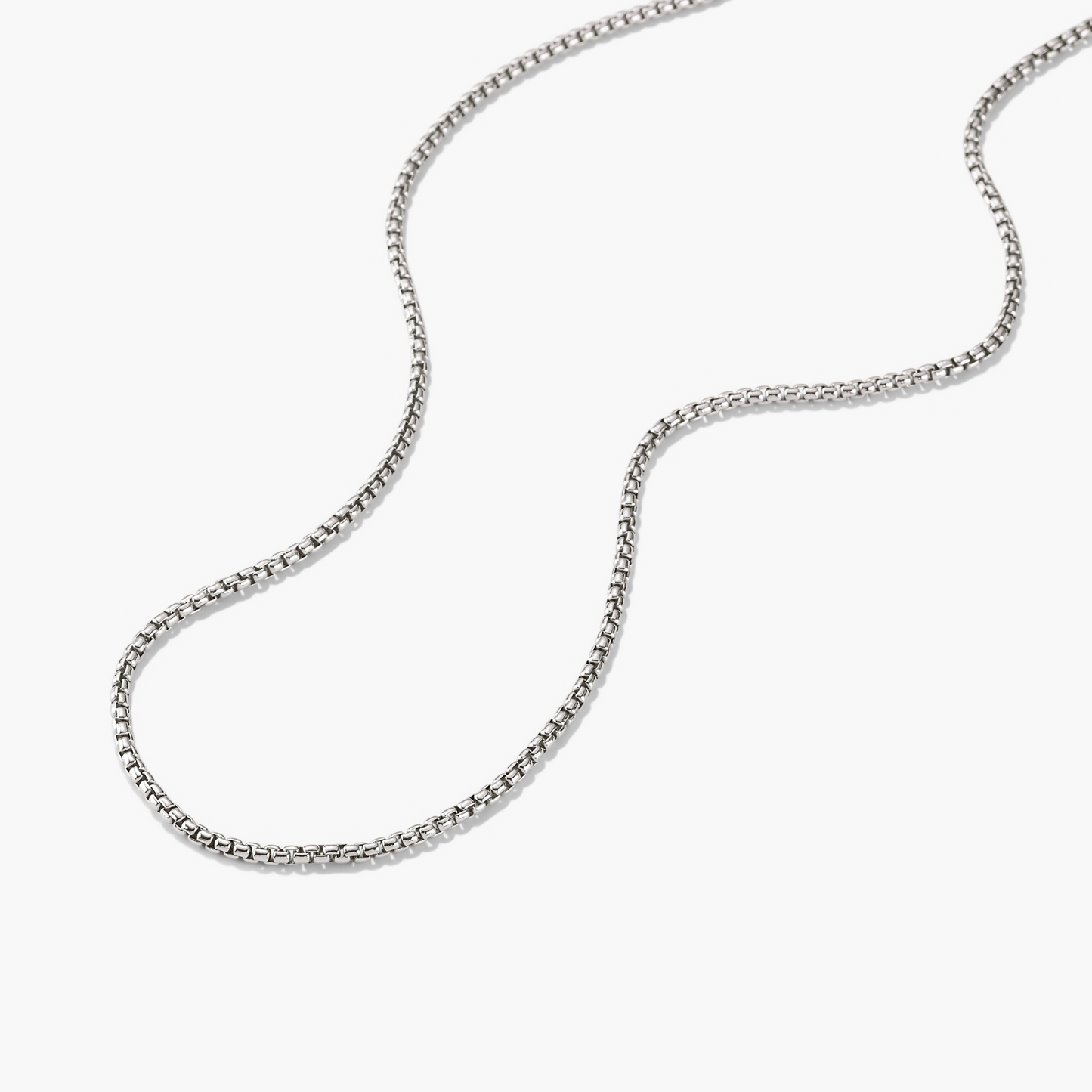 Round Box Chain Necklace