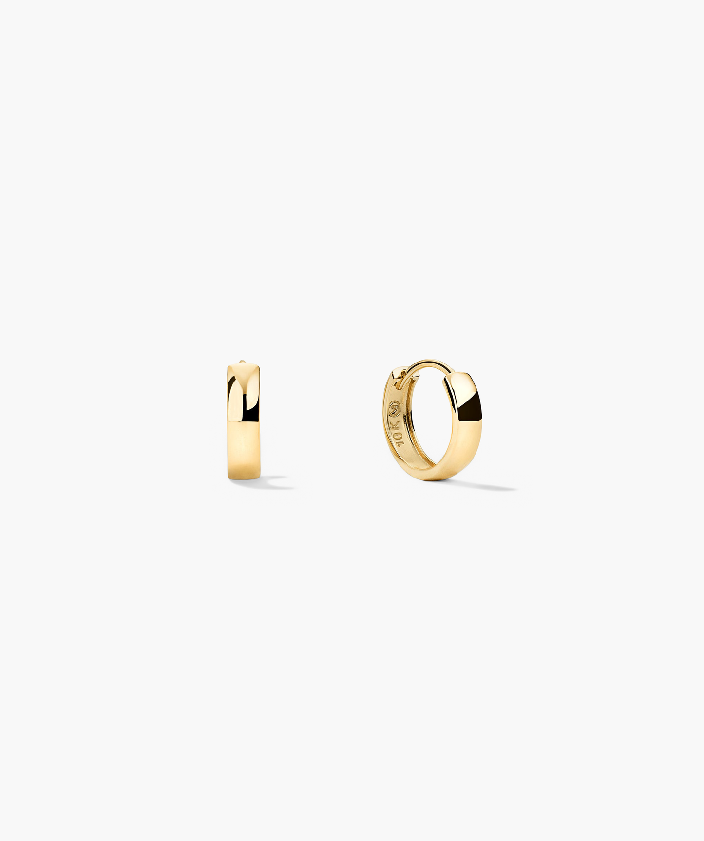 Bold Huggie Hoops