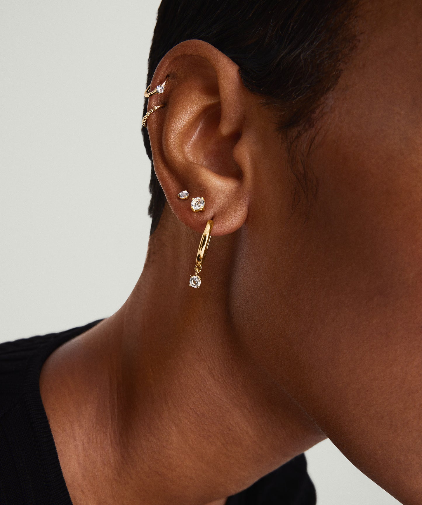 Single Colored Mini Hoop