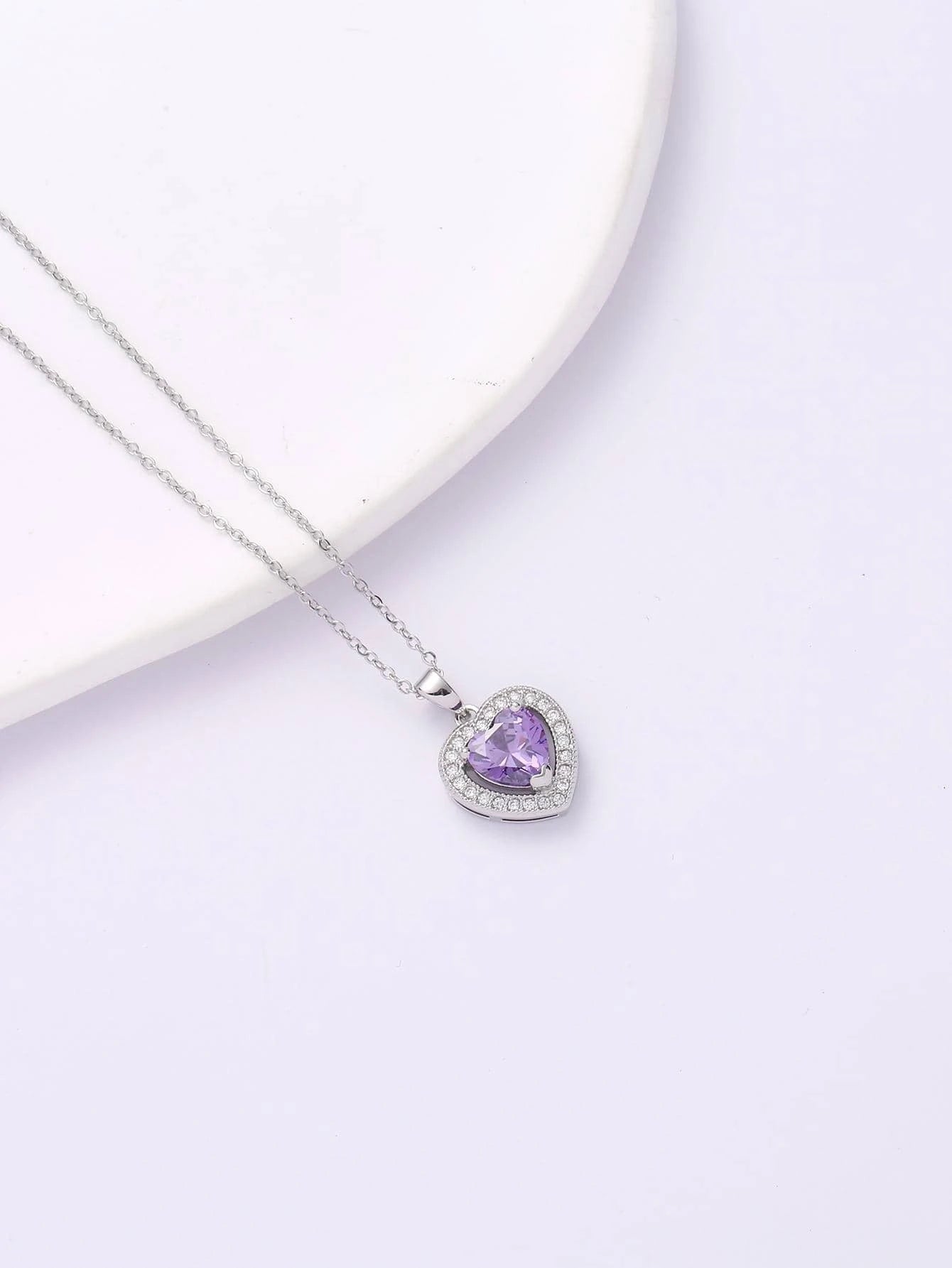 Heart Cubic Zirconia Pendant