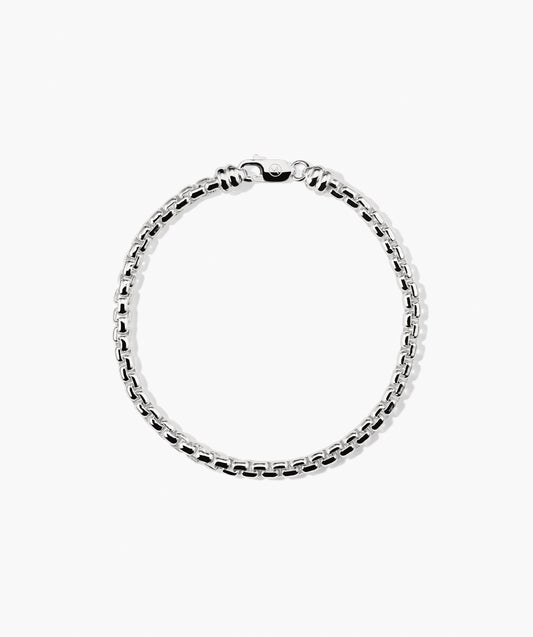 Round Box Chain Bracelet