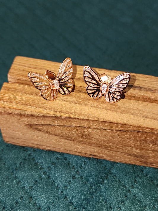 Butterfly shaped earrings