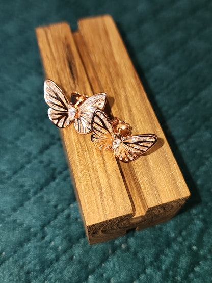 Butterfly shaped earrings