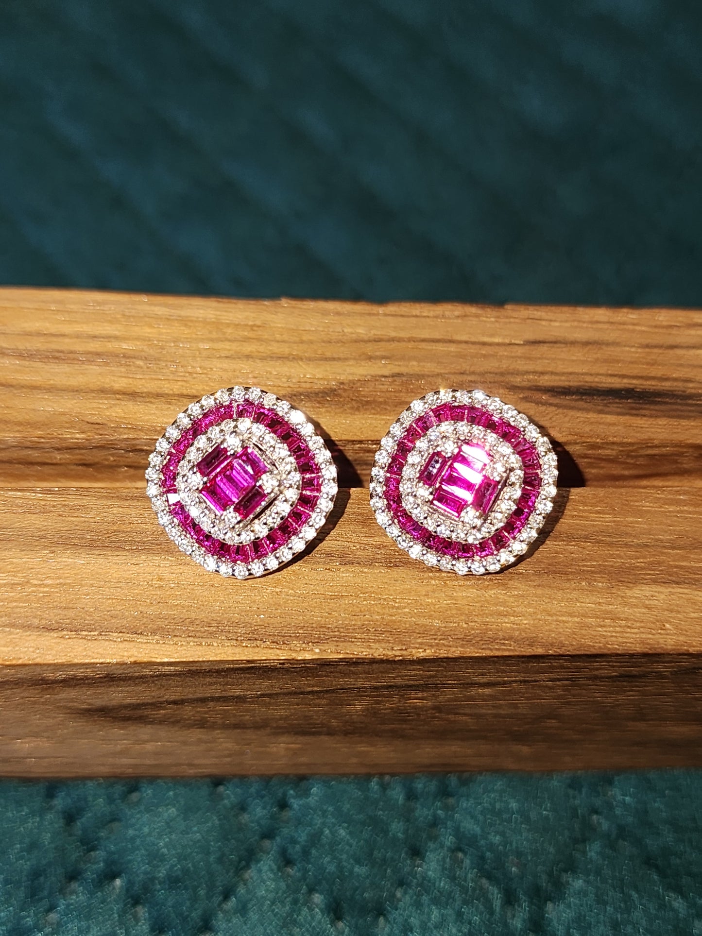 Pink Zirconia Studds