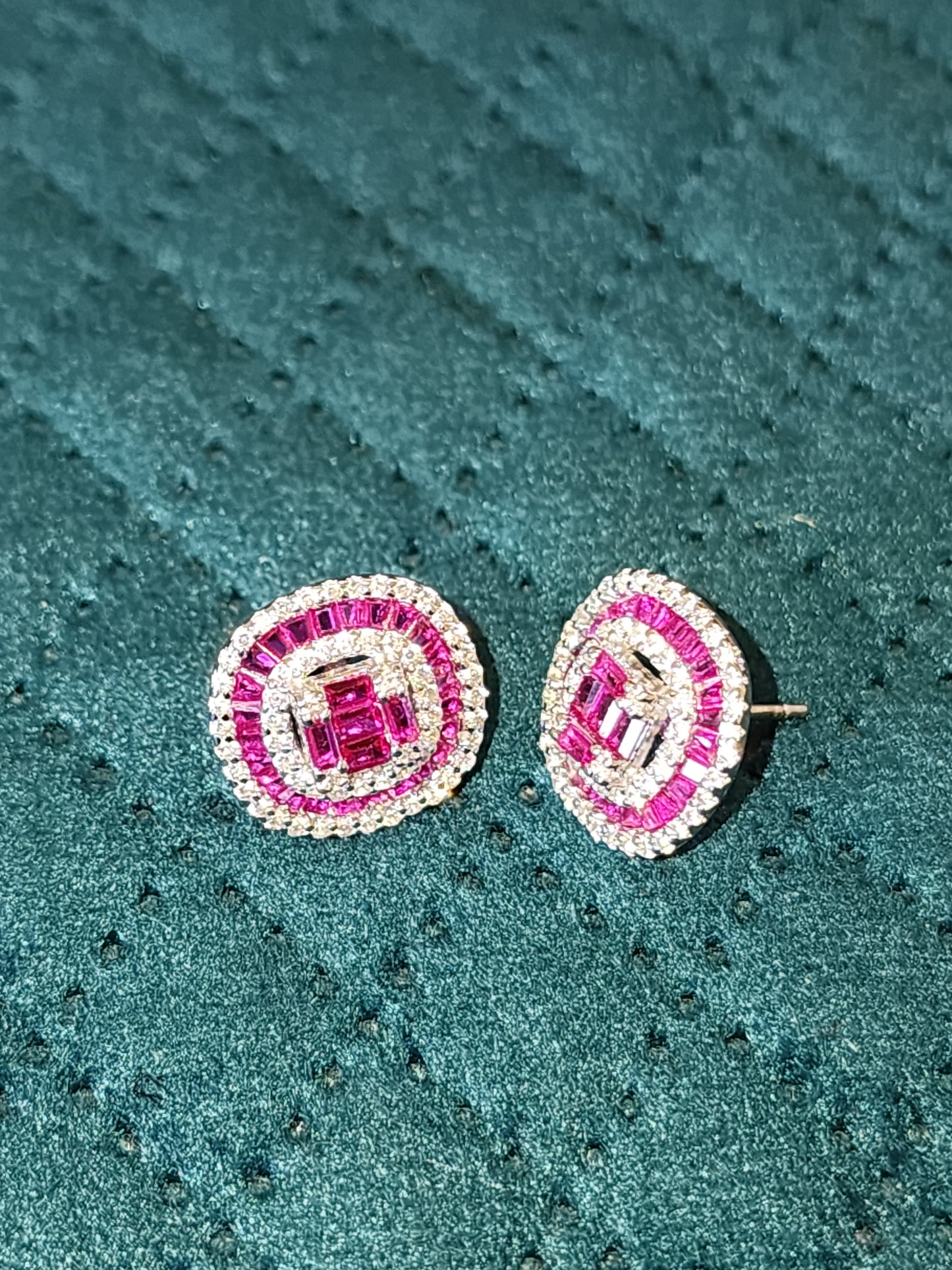 Pink Zirconia Studds