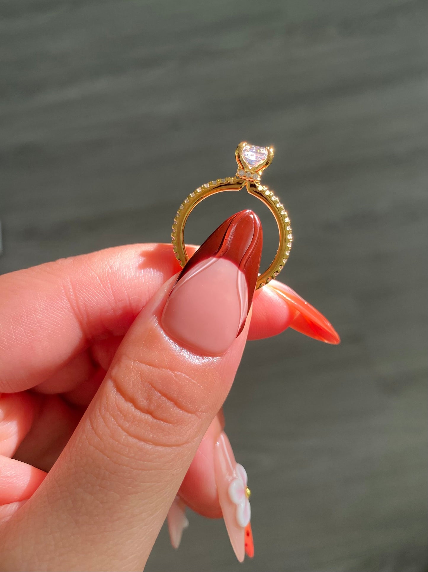 'TINY DIAMANTÉ' RING -GOLD