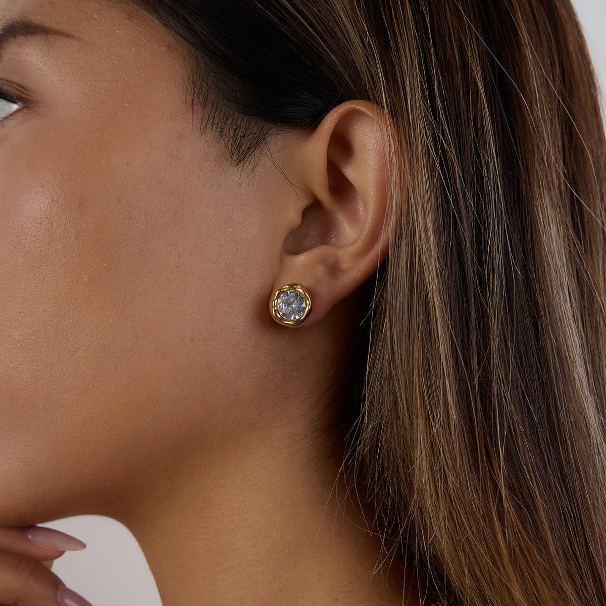 Zircon Stud Earring