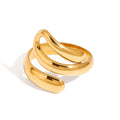 Liner with Irregular Oval Cut Rings