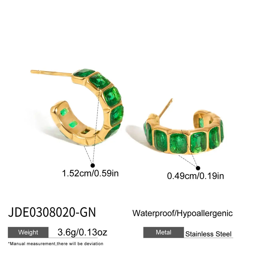 Chunky Hoop Earrings