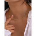 JMinimalist Colorful Enamel Bead Chain Necklace