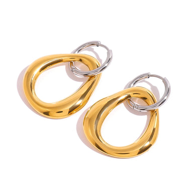 Irregular Hollow Round Earring