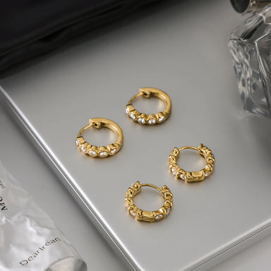 C-Circle Hoop Earring