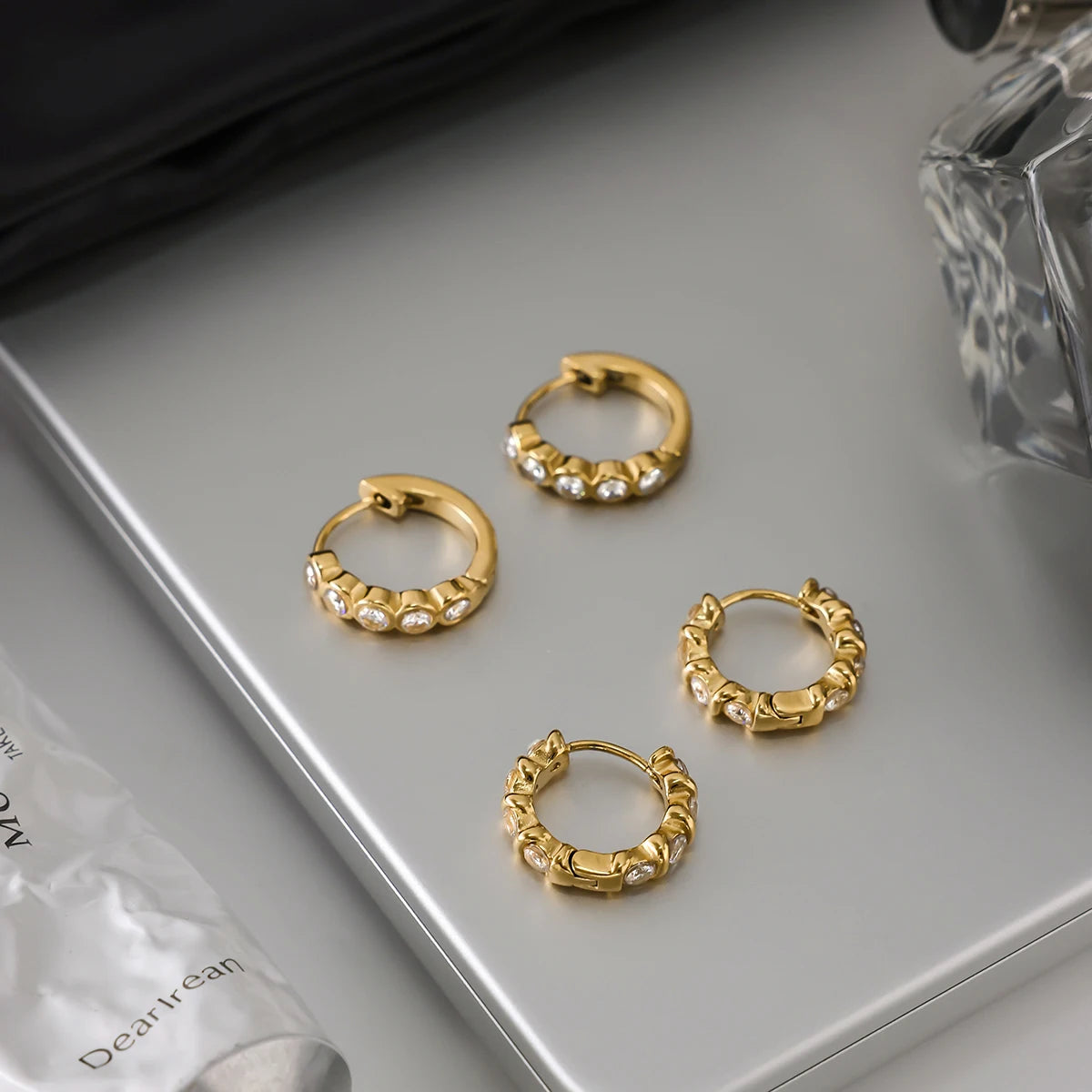C-Circle Hoop Earring