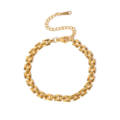 Wide Belt Bracelet