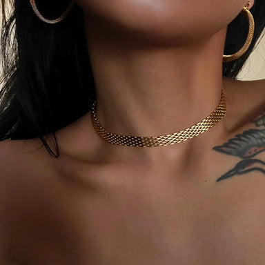 Choker Link Chain Necklace