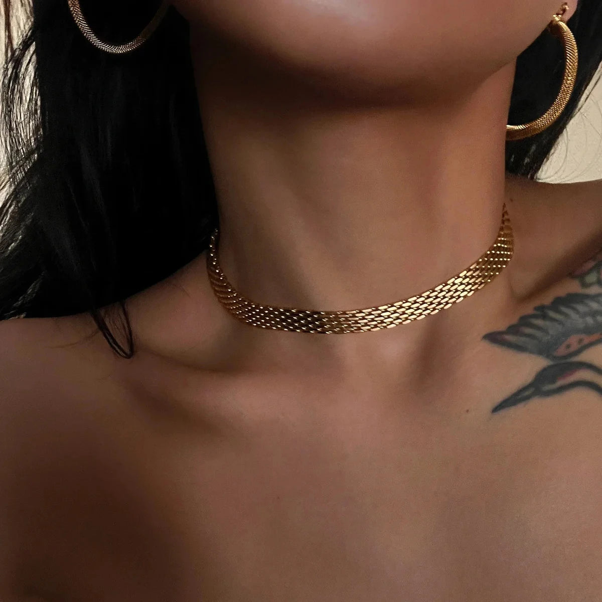 Choker Link Chain Necklace