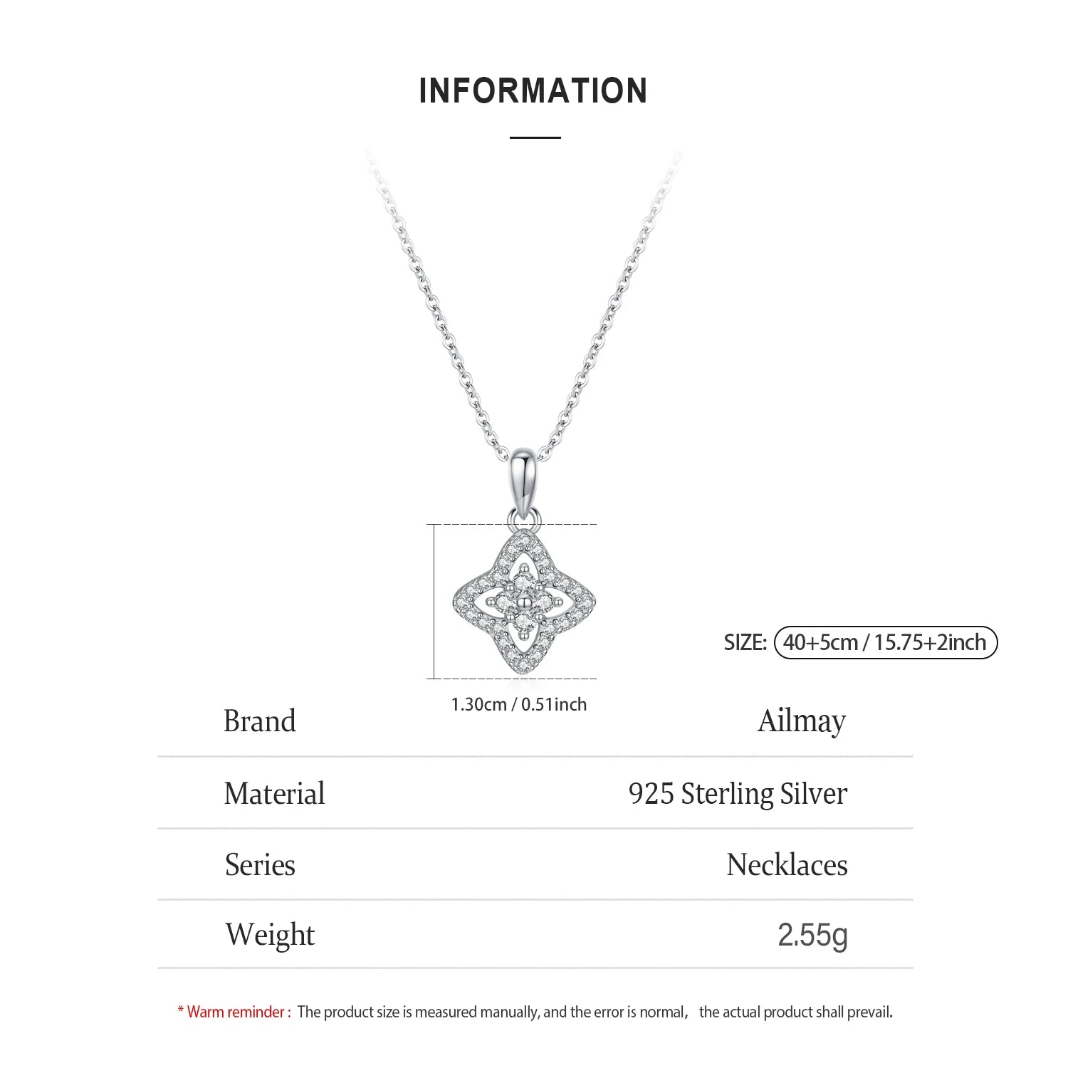 Four-leaf Clover Shining Full-Zircon Lucky Pendant