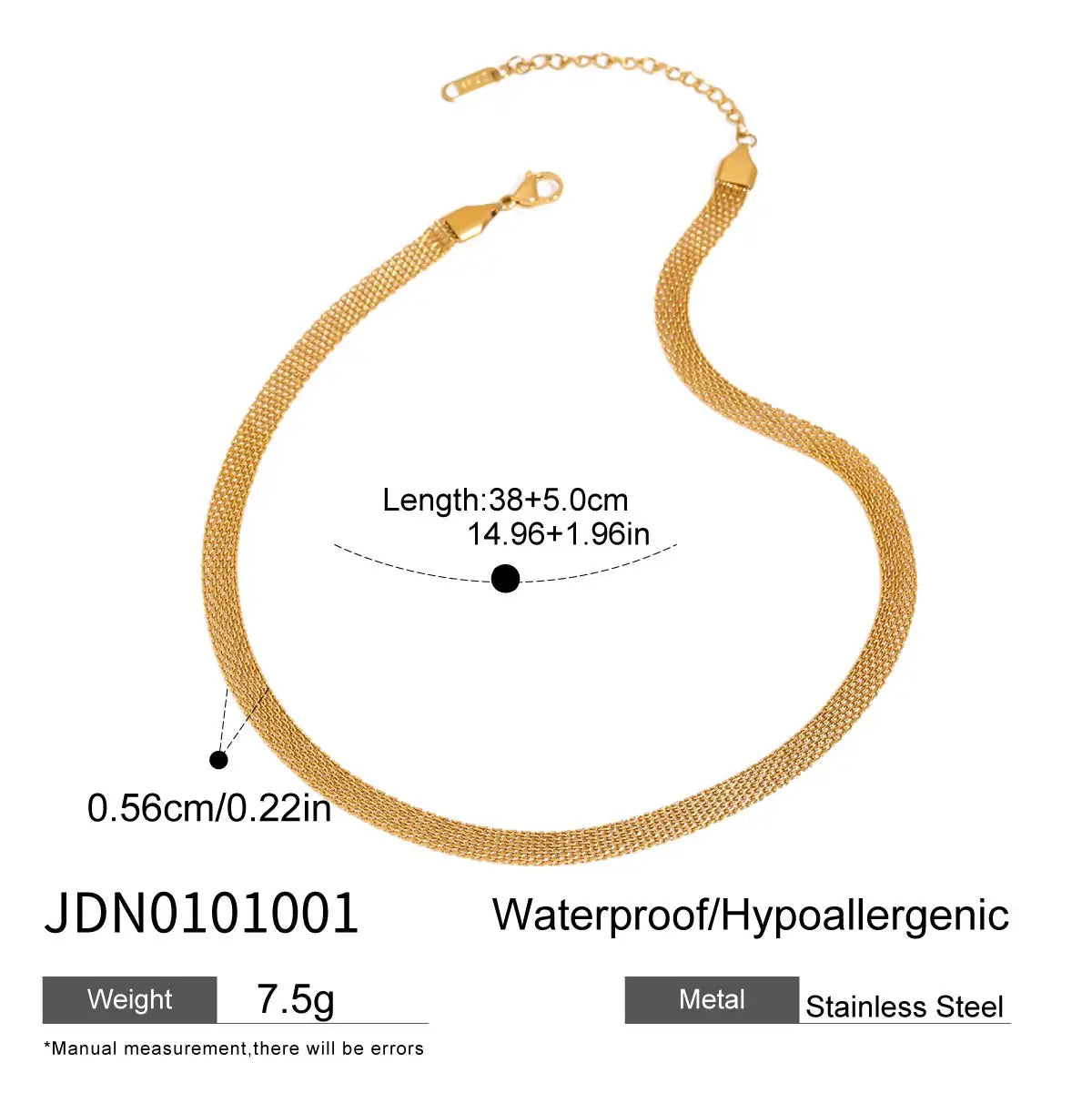 Choker Link Chain Necklace