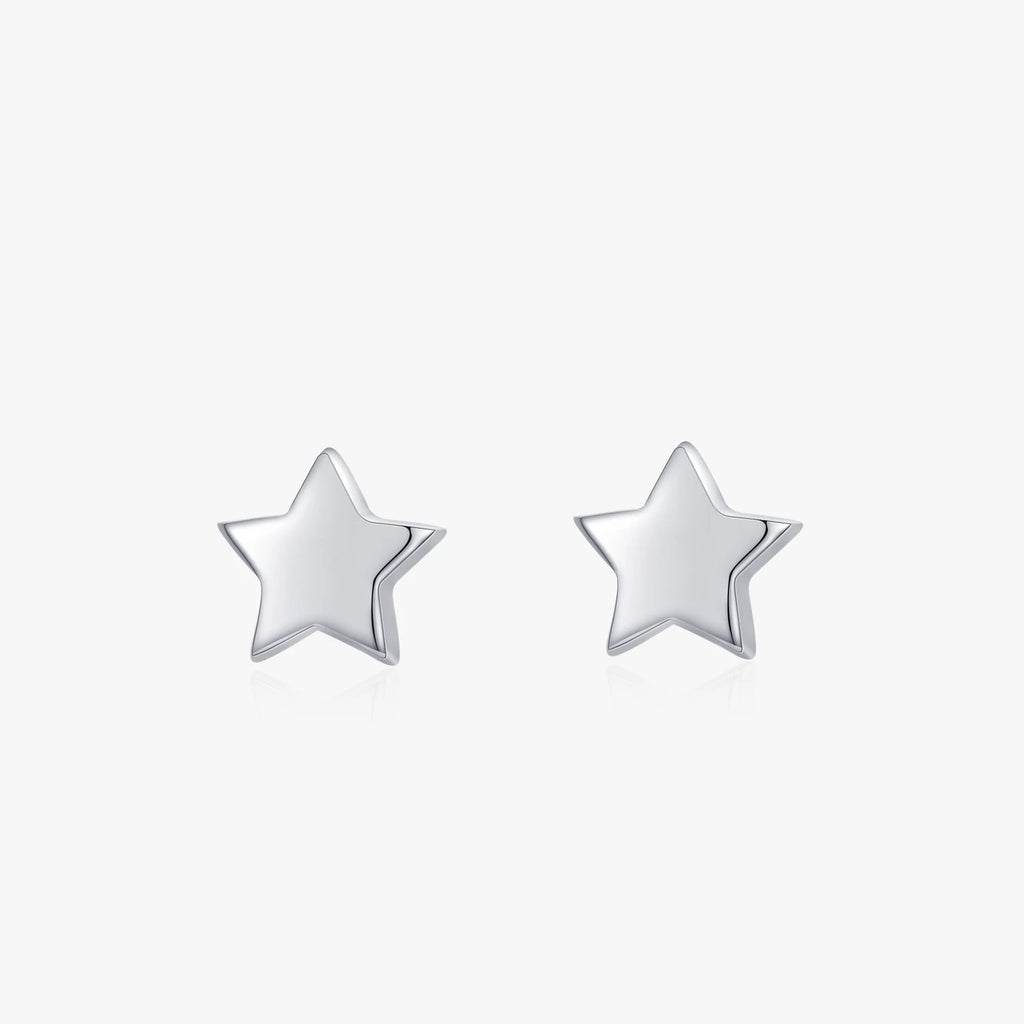 925 Sterling Silver Classic Stars Earrings - Kimiko