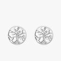 925 Sterling Silver Tree of Life Stud Earrings