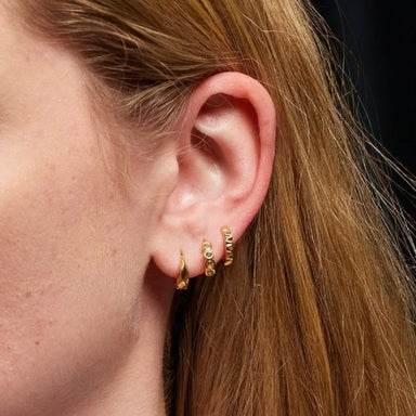 C-Circle Hoop Earring