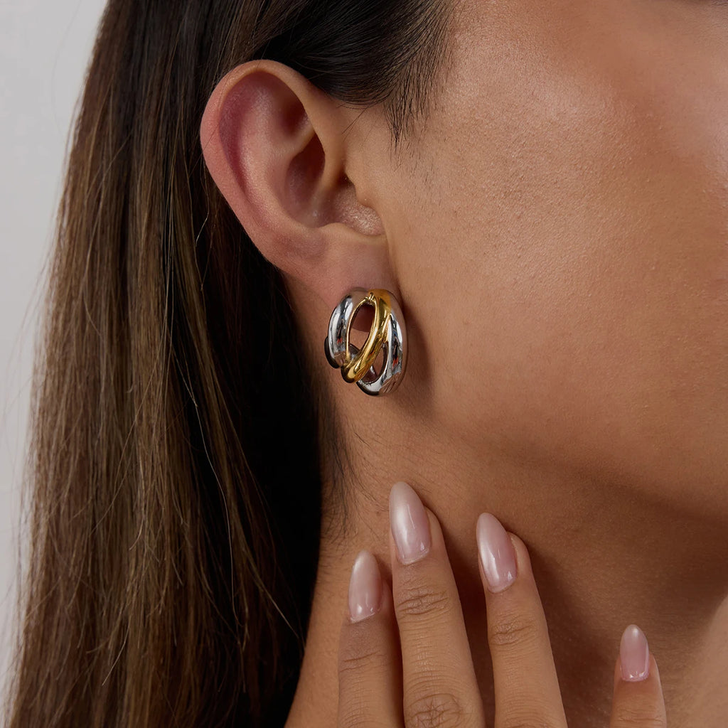 C Earrings Sustainable Stackable Jewelry