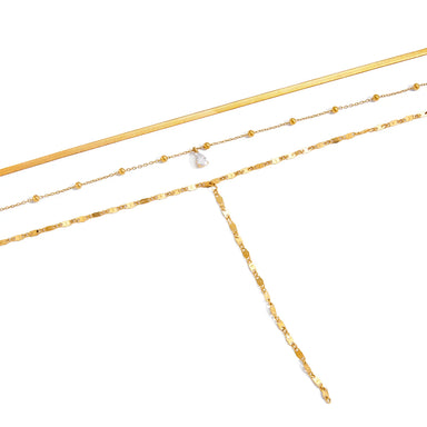 Blade Chain Multi-layer Necklace