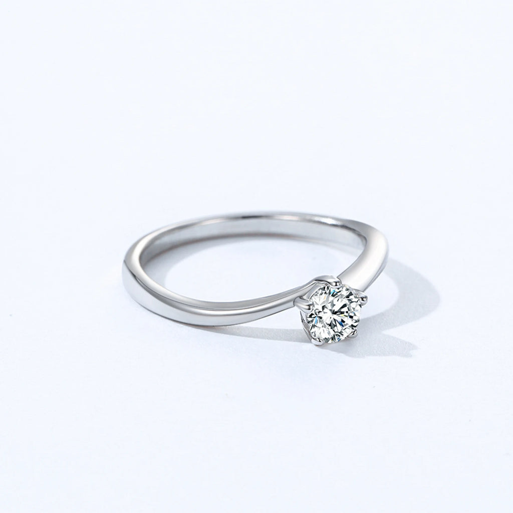 Shiny Zircon Ring