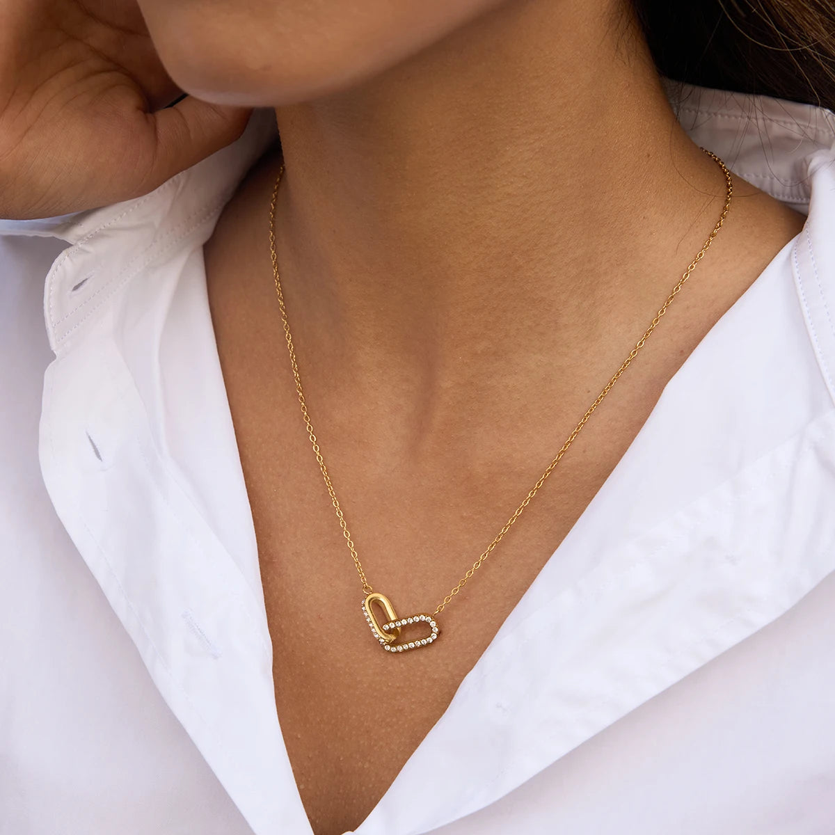 Interlocking Pendant Necklace