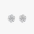 925 Sterling Silver Cute Flower Mini Stud Earrings