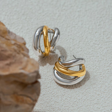 C Earrings Sustainable Stackable Jewelry