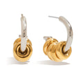 Two-Tone Earring Hoop Earring