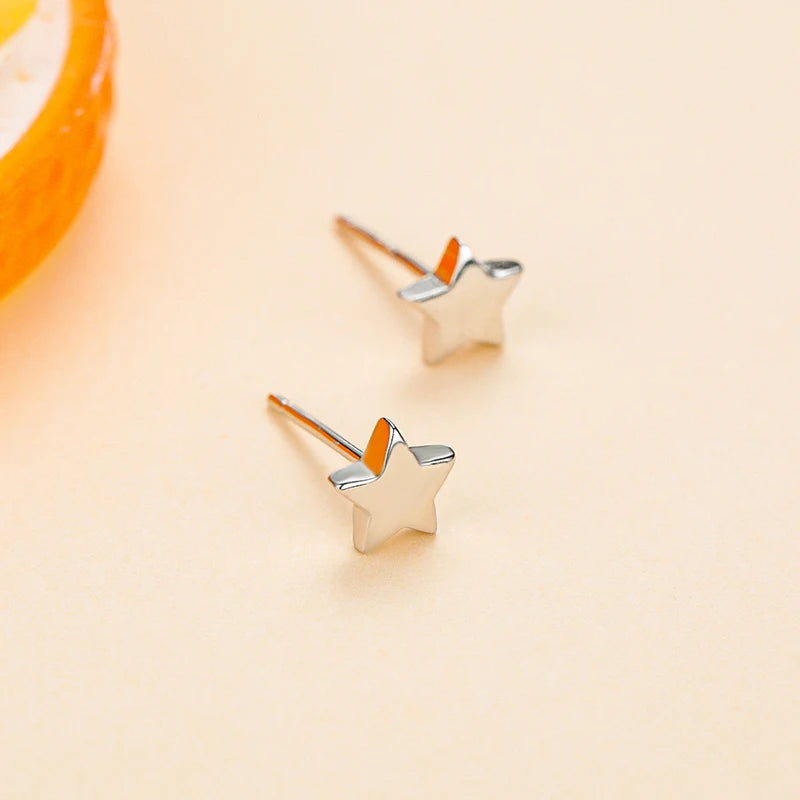 925 Sterling Silver Classic Stars Earrings - Kimiko