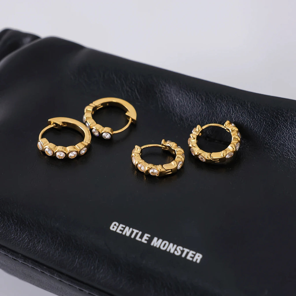 C-Circle Hoop Earring