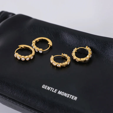 C-Circle Hoop Earring