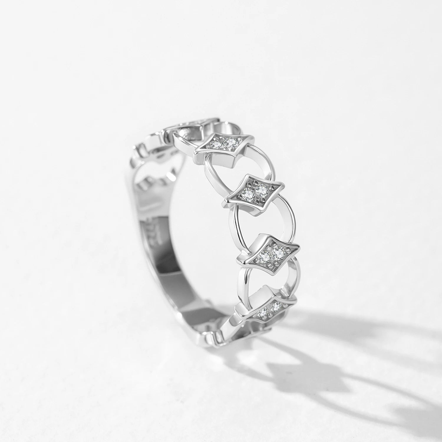 Vintage Geometric Wide Ring