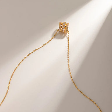 Round Shaped Cubic Zircon Choker Necklace