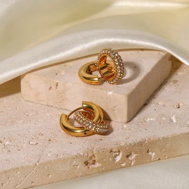 Double Hoop Earrings for Women
