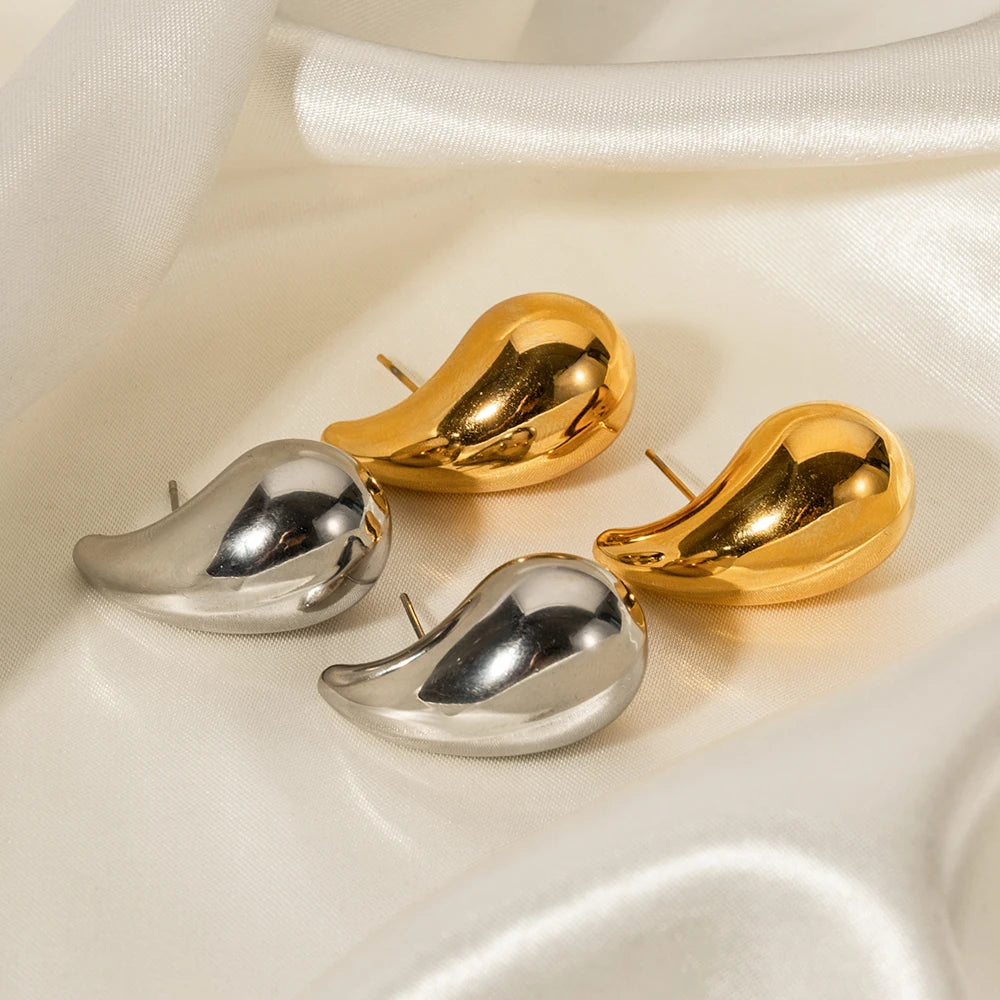 Water Drop Earring 18K Gold Plated