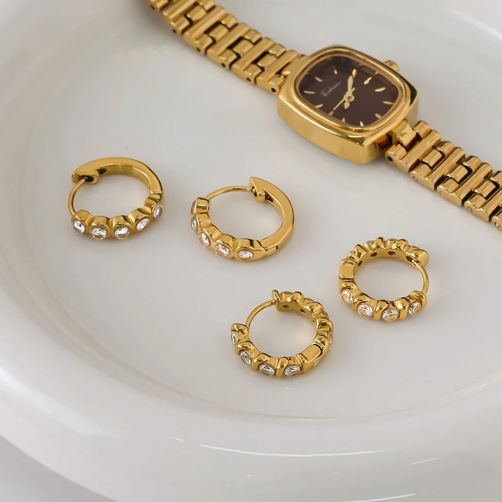 C-Circle Hoop Earring