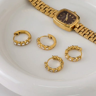 C-Circle Hoop Earring