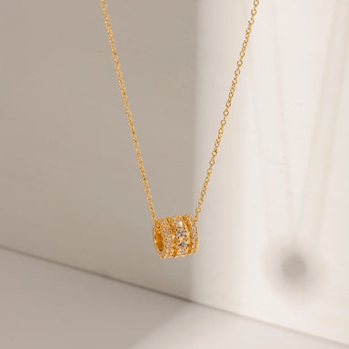 Round Shaped Cubic Zircon Choker Necklace