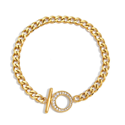 OT Buckle Chain Bracelet
