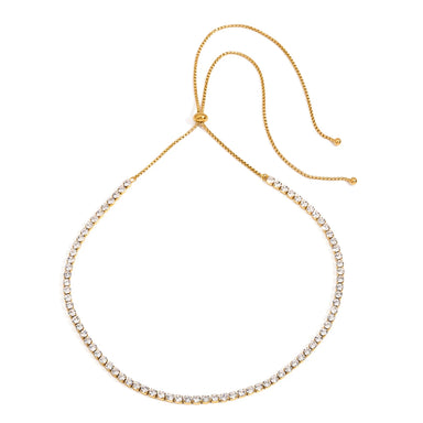 Elegant Chic Adjustable Length Tennis Necklace