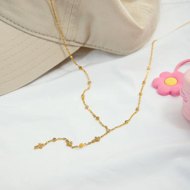 Cross Y-chain Necklace