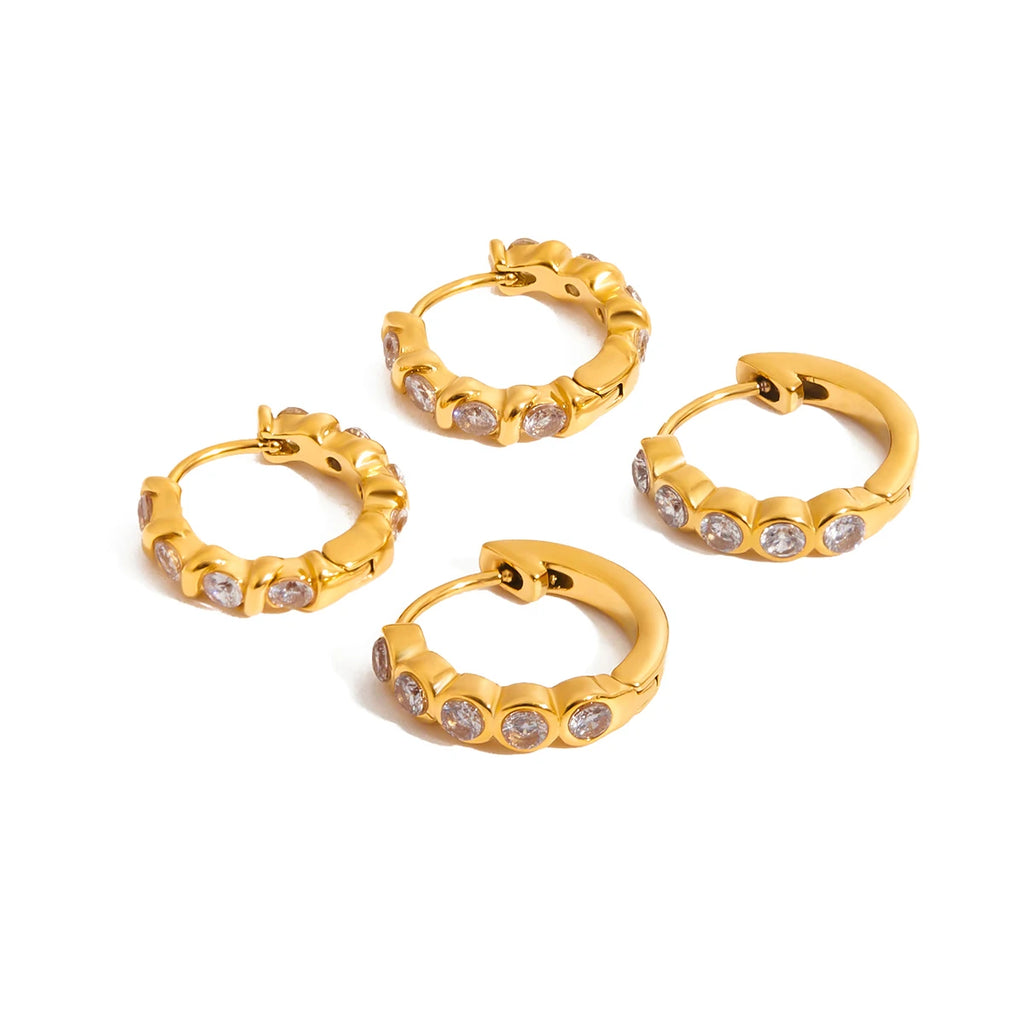 C-Circle Hoop Earring