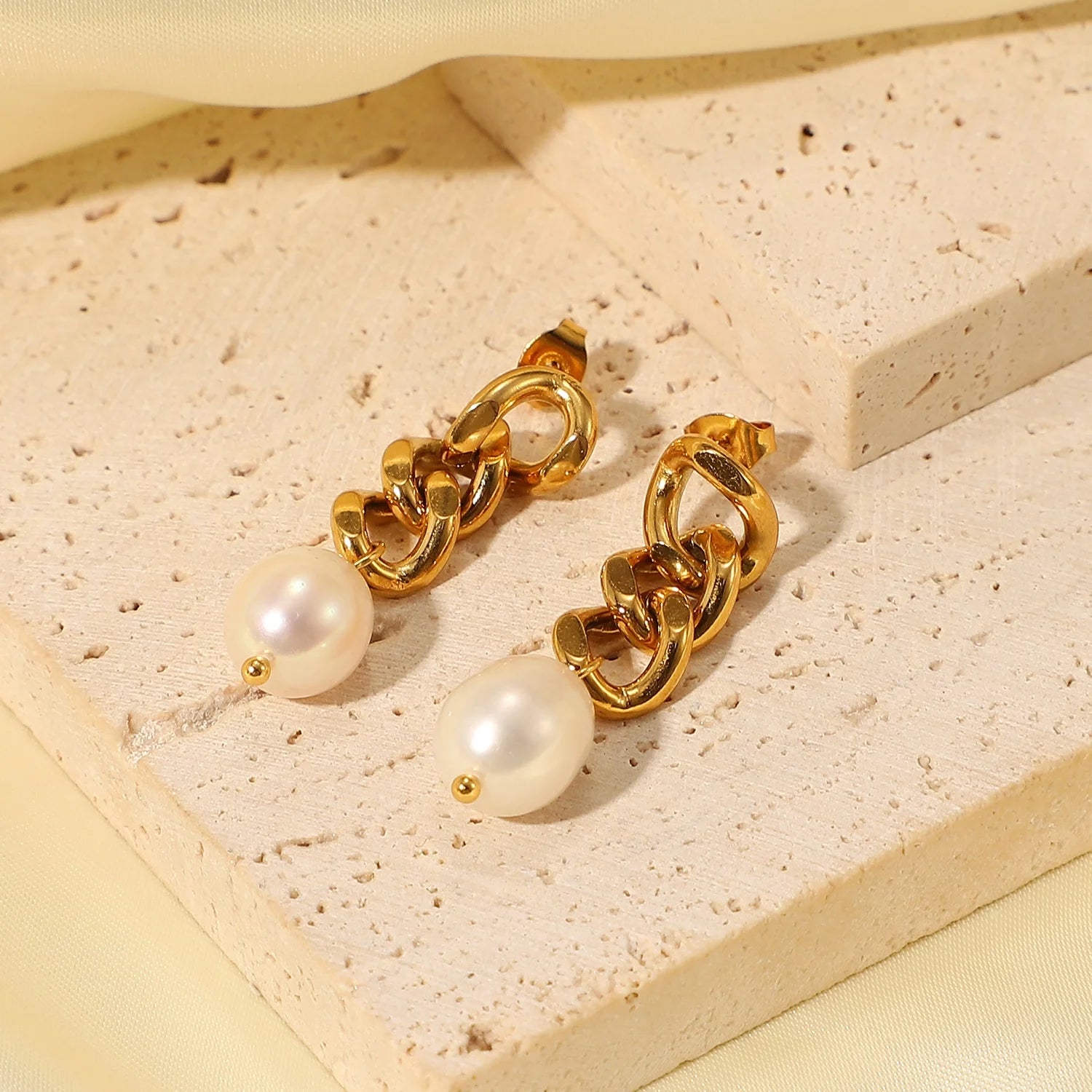 Baroque Pearl Drop Earrings - Kimiko