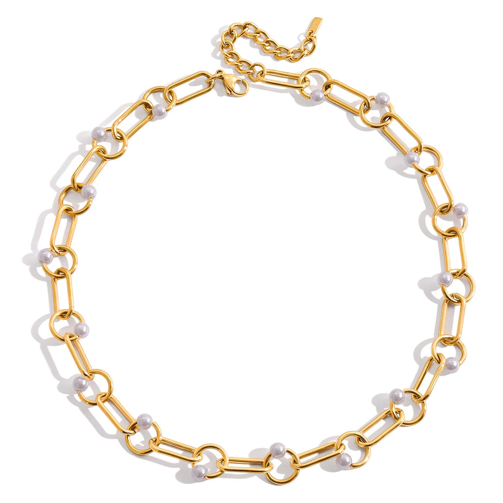 Glass Pearl Necklace