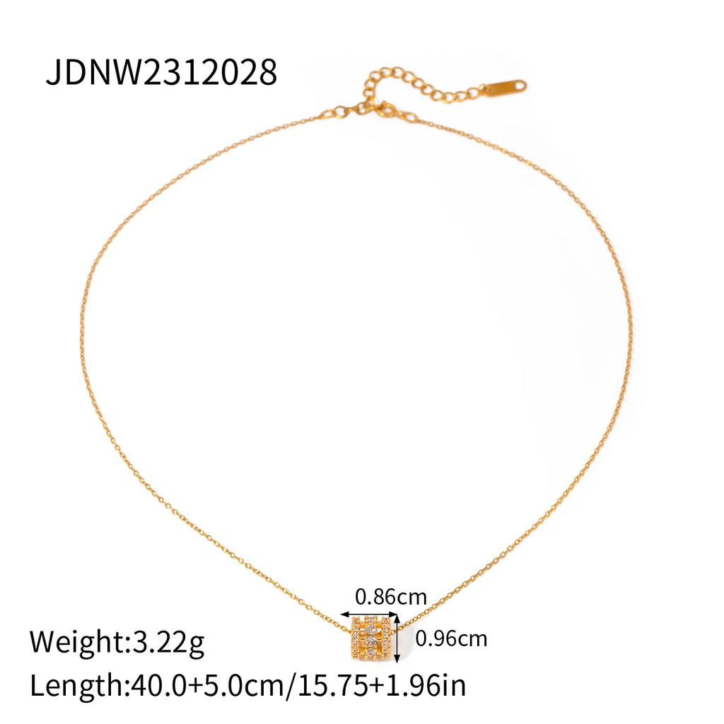 Round Shaped Cubic Zircon Choker Necklace